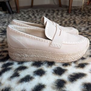 Women's Cream Espadrille Dolce Vita Jalia Loafers 8.5